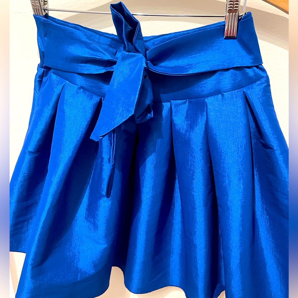 Royal blue skirt size 2.  Fits flattering. Zimmerman style